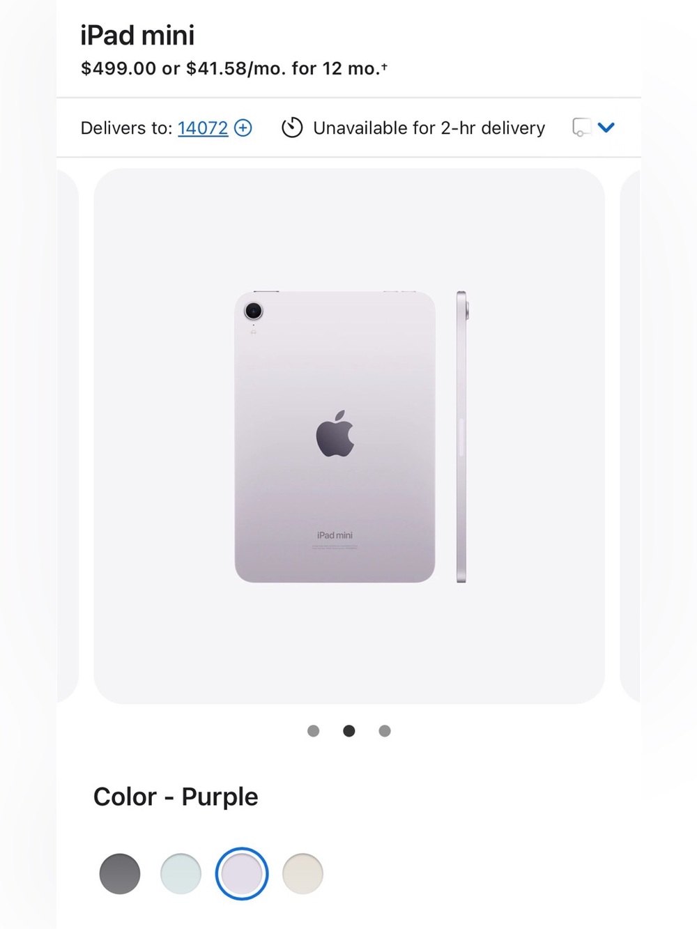 Apple iPad mini (Purple)